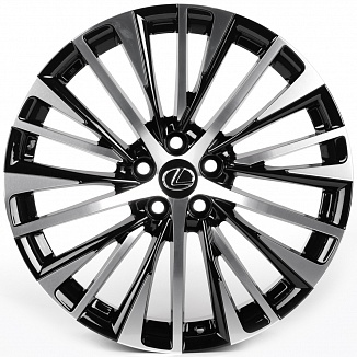 Replica Lexus IVF-952-FG609 8x20 5x114,3 ET30 Dia 60,1 (Чёрный Глянцевый) VL81840