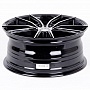 Replica ZERO 2239-DS182 7,5x17 5x108 ET38 Dia 73,1 (Чёрный Глянцевый) VL80749