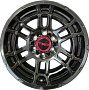 Replica H883F_2095 8x17 6x139,7 ET5 Dia 106,1 (Black) H883F2095