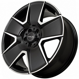 Kipardo KF61 7,5x17 5x100 ET40 Dia 73,1 (Gloss Black Machined Face) LOT1701_KF61
