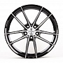 Replica ZERO 2239-DS191 8x18 5x108 ET40 Dia 73,1 (Чёрный Глянцевый) VL80750