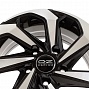 FF REW005 7x16 5x100 ET38 Dia 73,1 (Black Machined Face) LOT1579_REW005