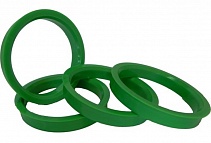 Комплект центровочных колец 73,1-57,1 (Зеленый)