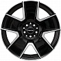 Kipardo KF61 7,5x17 5x100 ET40 Dia 73,1 (Gloss Black Machined Face) LOT1701_KF61