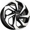 FF REW005 7x16 5x100 ET38 Dia 73,1 (Black Machined Face) LOT1579_REW005