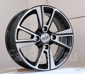 K7 K-27 5,5x14 4x98 ET35 Dia 58,5 (Алмаз Черный) 2730AK