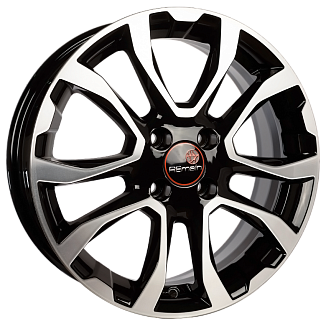 Remain R191 (Nissan Almera) 6x16 4x100 ET45 Dia 60,1 (Алмаз Черный) 19101AR