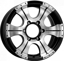 КиК Байконур 7x15 5x139,7 ET20 Dia 108,5 (черный алмаз) 34657