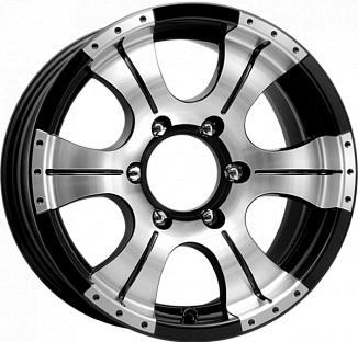 КиК Байконур 7x15 5x139,7 ET20 Dia 108,5 (черный алмаз) 34657