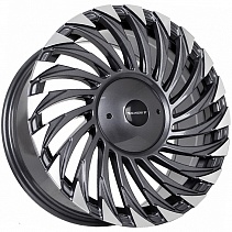 FF REW027 7,5x17 4x98 ET30 Dia 67,1 (Gunmetal Machine Lip) LOT1193_REW027