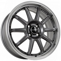FF SH1347 7x17 4x100 ET42 Dia 73,1 (Matt Dark Gunmetal Lip Polish) LOT1051