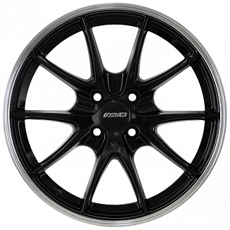 FF REW009 7x16 4x100 ET35 Dia 73,1 (Black Machine Lip) LOT1866_REW009