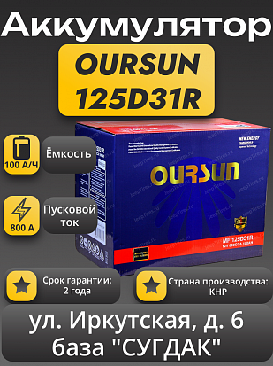 Oursun 125D31R