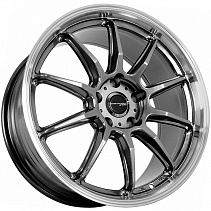 FF SH7032 8,5x18 5x100 ET40 Dia 73,1 (Hyper Black Lip Polish) LOT1719_SH7032