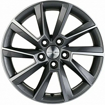 Khomen Wheels KHW1507 (VW Polo) 6x15 5x100 ET40 Dia 57,1 (GRAY-FP) KHW103181