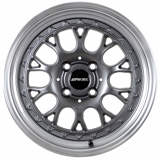 FF SH7007 6,5x15 4x100 ET35 Dia 73,1 (Matt Dark Gunmetal Lip Polish) LOT1716_SH7007