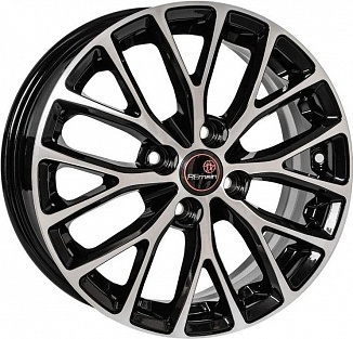 Вектор 112 Риорита 6x15 4x100 ET45 Dia 67,1 (Алмаз Черный) 11208AC