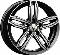 Вектор B256 6,5x16 5x114,3 ET40 Dia 66,1 (черный алмаз) 25603AB