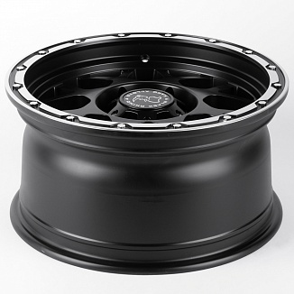 Replica Black Rhino 84243-FG434 8,5x17 6x139,7 ET15 Dia 106,1 (Чёрный Матовый (Полированный Обод)) VL81414