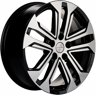 Khomen Wheels KHW1803 (Toyota RAV4) 7x18 5x114,3 ET35 Dia 60,1 (Black FP) KHW102602