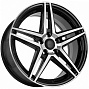FF REW015 7x16 5x100 ET35 Dia 73,1 (Black Machine Face) LOT1003_REW015