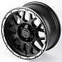 Replica Black Rhino 84243-FG434 8,5x17 6x139,7 ET15 Dia 106,1 (Чёрный Матовый (Полированный Обод)) VL81414