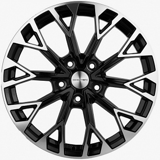 Khomen Wheels KHW1718 (Mazda CX-5/ Hyundai i40/ Changan CS75FL) 7x17 5x114,3 ET45 Dia 67,1 (Black FP) KHW110725