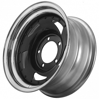 Grizzly SW02 8x16 5x139,7 ET-25 Dia 110,1 (Black Inner + Chrome Outer Rim) LOT1230_SW02