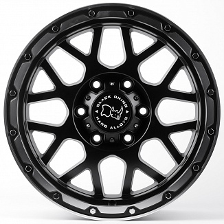 Replica Black Rhino 84243-FG434 8,5x17 6x139,7 ET15 Dia 106,1 (Чёрный Матовый (Полированный Обод)) VL81414