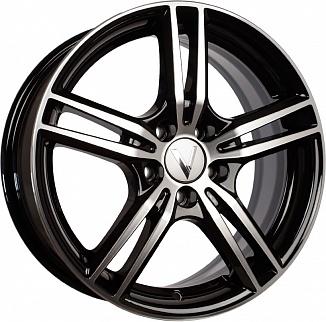 Вектор 223 6,5x16 5x114,3 ET45 Dia 67,1 (алмаз черный) 22307AC