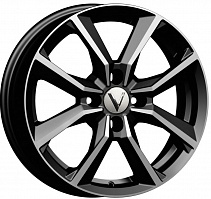 Вектор B283 6x15 4x100 ET40 Dia 67,1 (черный алмаз) 28307AB