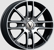 Вектор B173 5,5x14 4x100 ET45 Dia 67,1 (Алмаз Черный) 17304AK