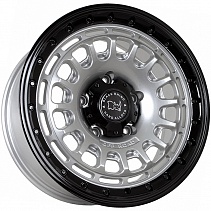 FF KF60 8,5x18 5x150 ET10 Dia 110,5 (Silver With Black Lip) LOT1760_KF60