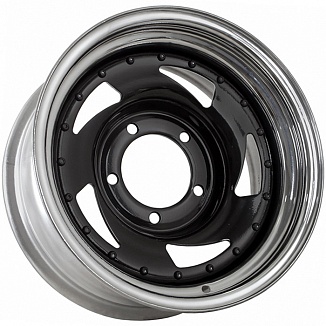 Grizzly SW02 8x16 5x139,7 ET-25 Dia 110,1 (Black Inner + Chrome Outer Rim) LOT1230_SW02