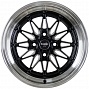 FF RHX1013 6,5x15 4x100 ET33 Dia 73,1 (Black Machine Face and Machine) LOT1261_RHX1013