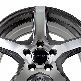 Sakura Wheels D2793 6,5x15 5x100 ET35 Dia 73,1 (BF4) LOT694_D2793