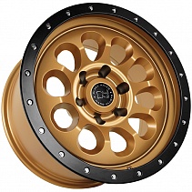 FF R154 9x17 6x139,7 ET-10 Dia 110,1 (Gold Matt Black Lip) LOT1630