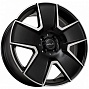 Kipardo KF61 7,5x17 4x98 ET28 Dia 58,6 (Gloss Black Machined Face) LOT1696_KF61