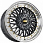 FF REW032 6,5x15 4x98 ET33 Dia 73,1 (Gunmetal Machined Lip + Gold R) LOT1154_REW032