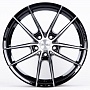 Replica ZERO 2239-DS182 7,5x17 5x108 ET38 Dia 73,1 (Чёрный Глянцевый) VL80749