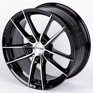 Replica ZERO 2239-DS182 7,5x17 5x108 ET38 Dia 73,1 (Чёрный Глянцевый) VL80749