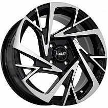 FF FBX137 6,5x16 4x100 ET35 Dia 73,1 (Black Machined Face) LOT1183_FBX137