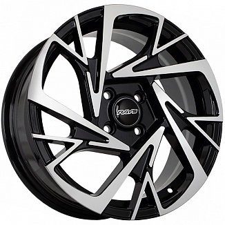 FF FBX137 6,5x16 4x100 ET35 Dia 73,1 (Black Machined Face) LOT1183_FBX137