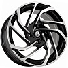 FF FBX104 7x15 4x100 ET35 Dia 73,1 (Black Machine Face) LOT1133_FBX104
