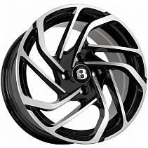 FF FBX104 7x15 4x100 ET35 Dia 73,1 (Black Machine Face) LOT1133_FBX104