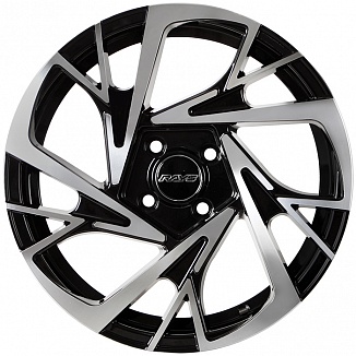 FF FBX137 6,5x16 4x100 ET35 Dia 73,1 (Black Machined Face) LOT1183_FBX137