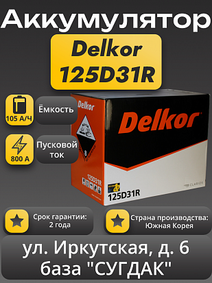 Delkor 125D31R