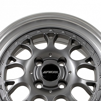 FF SH7007 6,5x15 4x100 ET35 Dia 73,1 (Matt Dark Gunmetal Lip Polish) LOT1716_SH7007