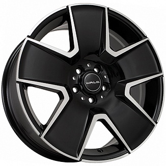 Kipardo KF61 7,5x17 5x112 ET40 Dia 73,1 (Gloss Black Machined Face) LOT1702_KF61