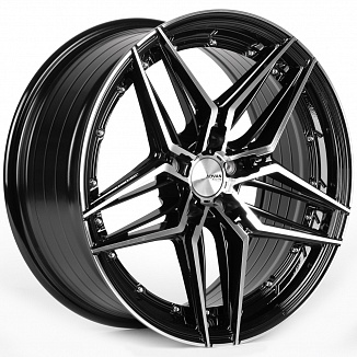 Replica Advan IVF-007-CT492 8x18 5x112 ET35 Dia 66,45 (Чёрный Глянцевый) VL81949